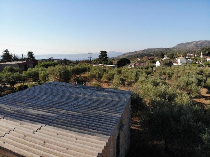 Xirosterni Kreta, Xirosterni: Grundstück in ruhiger Lage mit Berg- und Meerblick zu verkaufen Grundstück kaufen